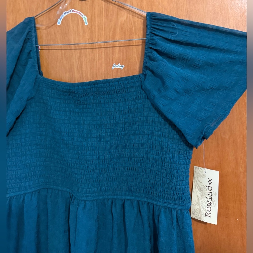 Rewind NWT Smock Short Dress, XXL,
P2P 18”-22” - Picture 4 of 6